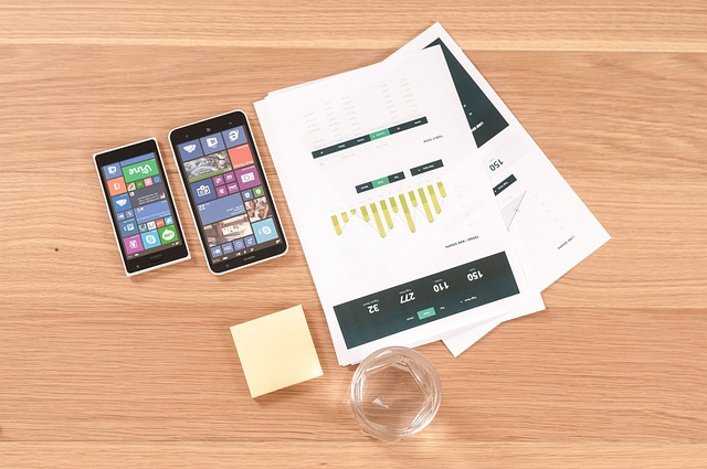 Mobile app development workspace